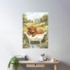 cpostermediumsquare product1000x1000.2 9 - Highland Cow Gifts UK