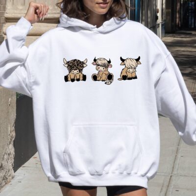 Highland Cow Cute Hoodie