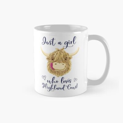 Highland Cow Just A Girl Mug