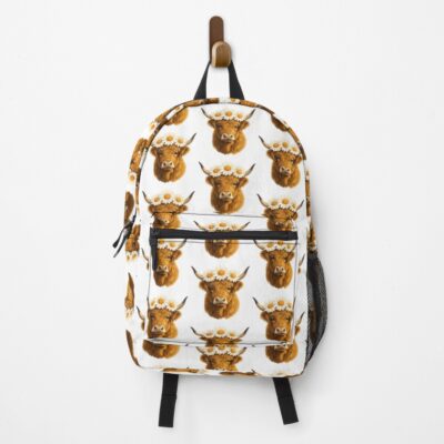 Highland Cow Design Art Graphic Style Classic Inspired Vibes Edition Design Art Graphic Backpack