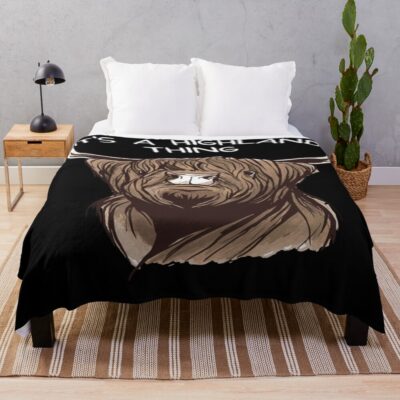 Highland Cow It's Thing Throw Blanket