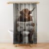 urshower curtain closedsquare1000x1000.1 11 - Highland Cow Gifts UK